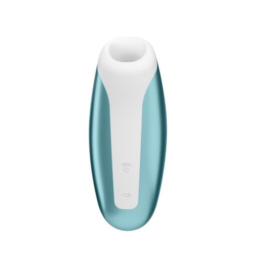 Satisfyer Love Breeze Sucker with Vibration - Ice Blue - Image 4