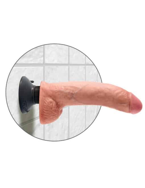 King Cock 9" Vibrating Cock with Balls - Image 4