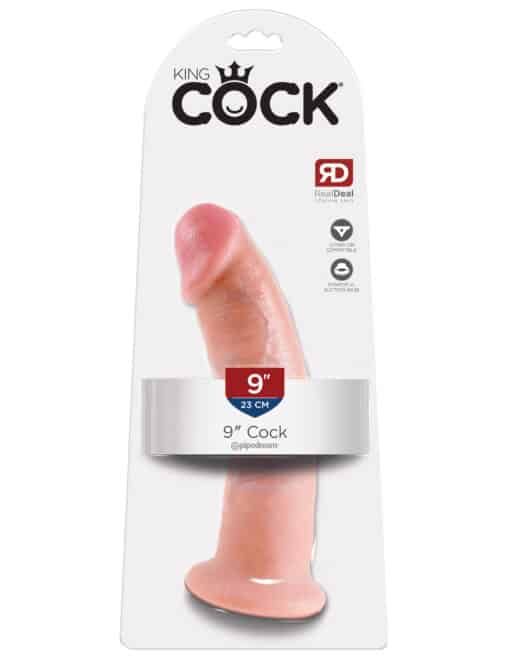 King Cock Dildo 9in - Flesh