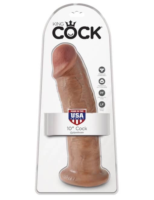 King Cock 10" Cock Tan
