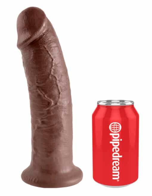 King Cock 10" Cock - Brown - Image 2