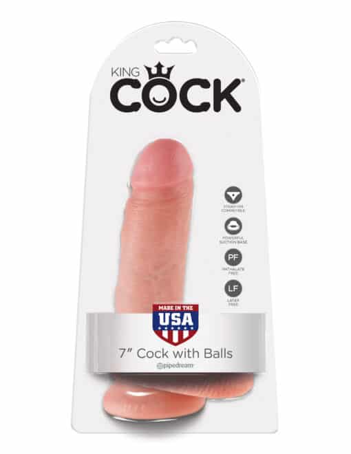 King Cock 7" Cock with Balls