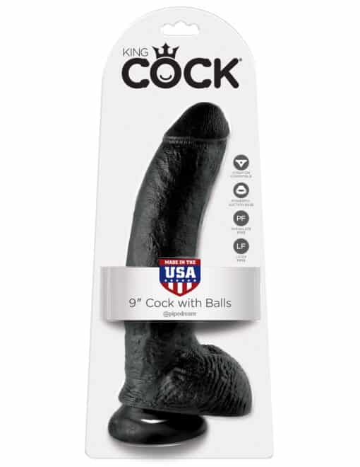 King Cock 9" Cock with Balls