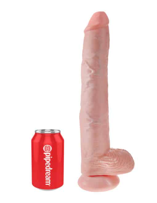 King Cock 14" Cock with Balls Flesh - Image 2