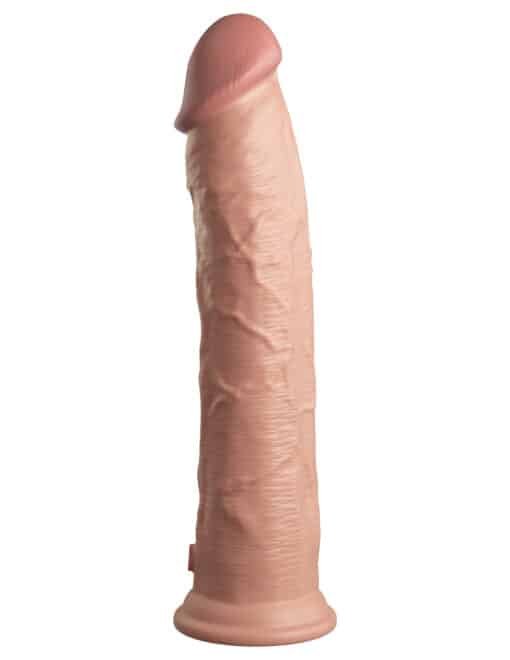 King Cock Elite 11" Silicone Dual Density Cock - Light - Image 3