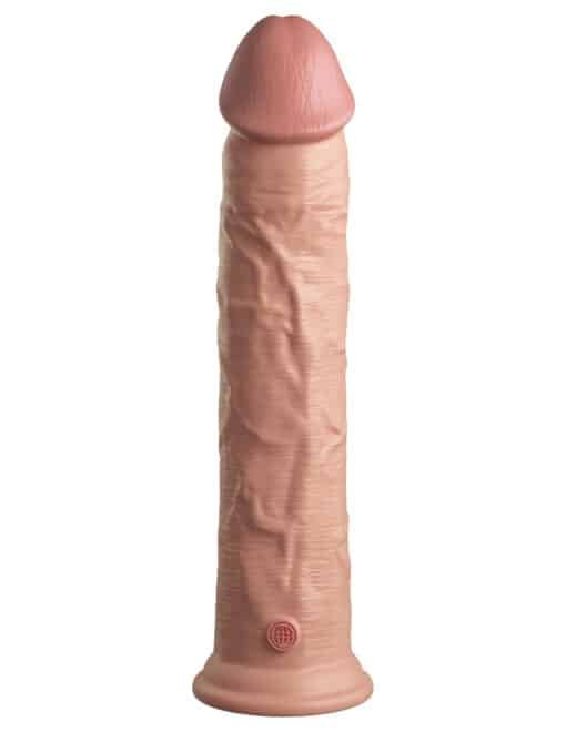 King Cock Elite 11" Silicone Dual Density Cock - Light - Image 4