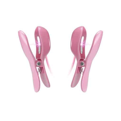 Pretty Love - Nipple Clamps with Vibration and Electro Shock - Image 5