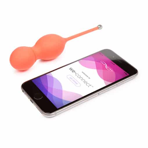 We-Vibe Bloom Vibrating Kegel Balls - Coral - Image 3