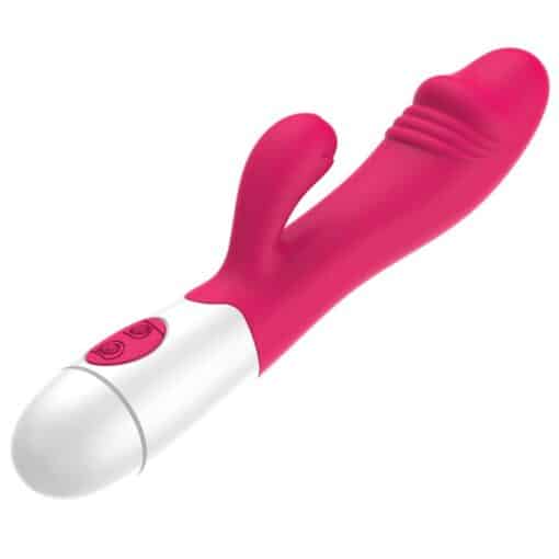 Pretty love - Rechargeable Snappy Silicone Vibrator - Rose