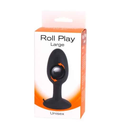 Roll Play Rotating Ball Anal Plug - Large