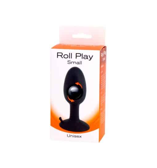 Roll Play Rotating Ball Anal Plug - Small