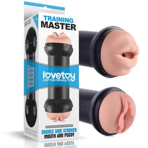 Lovetoy - Training Master Double Side Stroker Vagina and Mouth