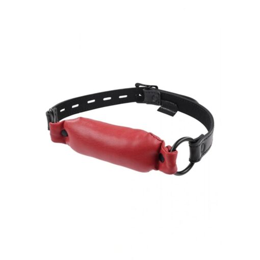 Sportsheets Saffron Soft Bit Gag - Red/Black - Image 2