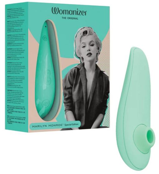 Womanizer Marilyn Monroe Special Edition Rechargeable Clitoral Stimulator - Mint