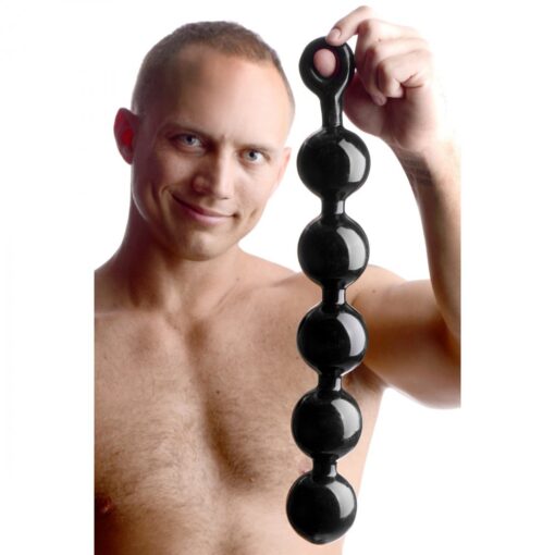 Master Series Black Baller Anal Beads