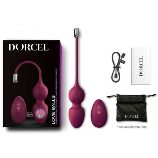 Dorcel - Vibrating Egg Love Balls - Purple