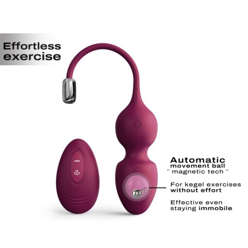 Dorcel - Vibrating Egg Love Balls - Purple - Image 2