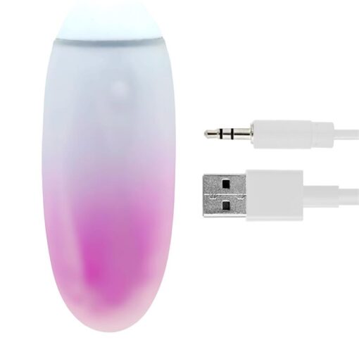 App Series - Vibrating Egg Double Layer Silicone Blue / Purple - Image 3