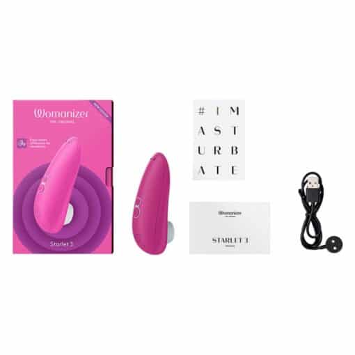 Womanizer Starlet 3 Rechargeable Silicone Clitoral Stimulator - Pink - Image 4