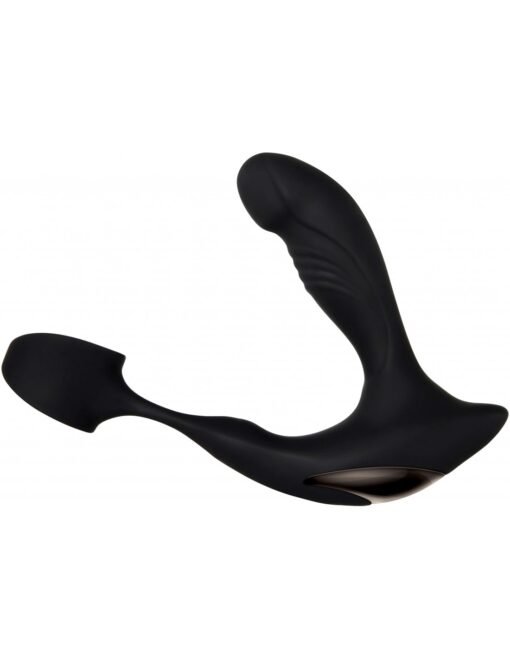 Zero Tolerance Strapped & Tapped Silicone Vibrating Prostate Stimulator with Remote Control - Black - Image 2