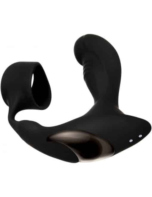 Zero Tolerance Strapped & Tapped Silicone Vibrating Prostate Stimulator with Remote Control - Black - Image 3