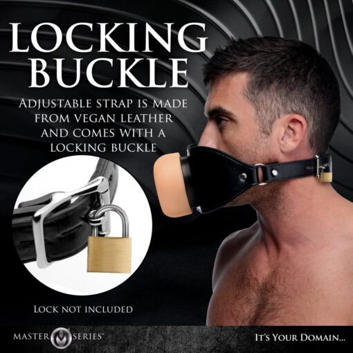 Master Series Ass Face Mouth Gag - Vanilla/Black - Image 6