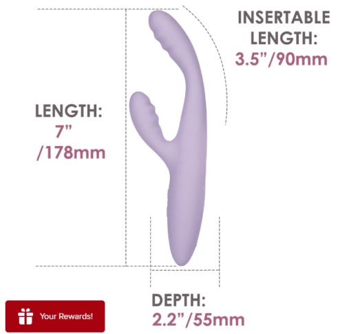 Svakom CICI Plus 2 Rechargeable Silicone App Controlled G-Spot Warming Vibrator - Lavender - Image 3