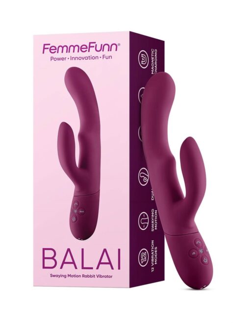 FemmeFunn Wireless Balai - Dark Fuchia