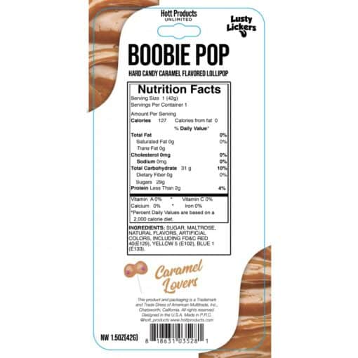 Spencer & Fleetwood - Boobie Pop Caramel Lovers Lollipop - Image 2