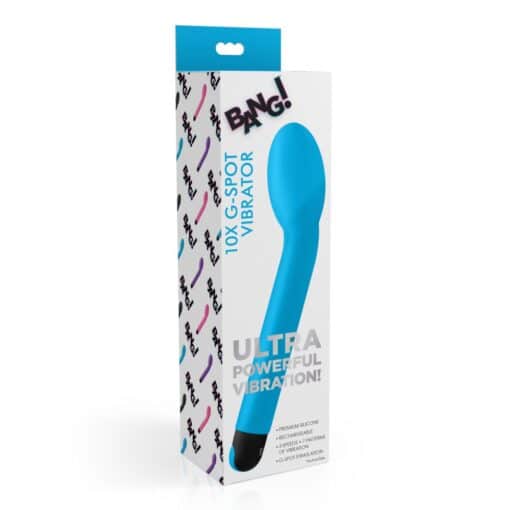 Bang - 10X Silicone G-Spot Vibrator - Blue