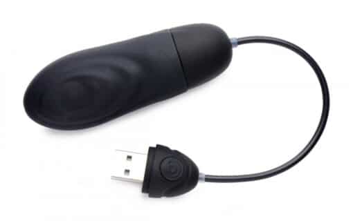 Bang - 7X Pulsing Rechargeable Silicone Vibrator - Black - Image 2