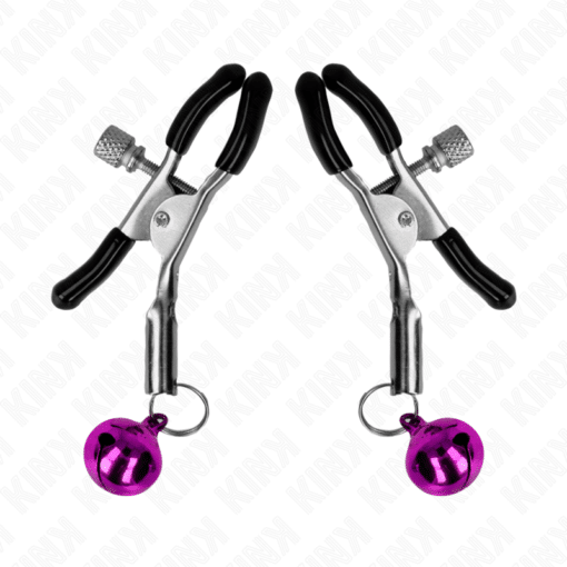 Kink – Purple Single Bell Nipple Clamps 6cm – Nr 17 - Image 2