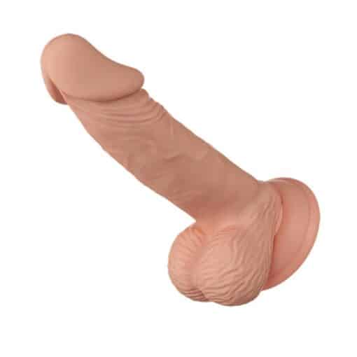 Baile Zebulon Realistic & Flexable Dildo 19.4 CM – Flesh - Image 2