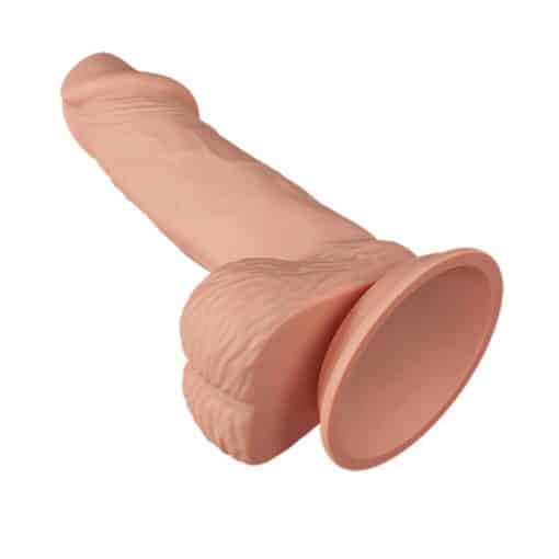 Baile Zebulon Realistic & Flexable Dildo 19.4 CM – Flesh - Image 3