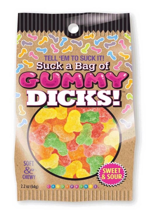 Spencer & Fleetwood - Suck a Bag of Gummy Dicks 4oz - Assorted Flavors