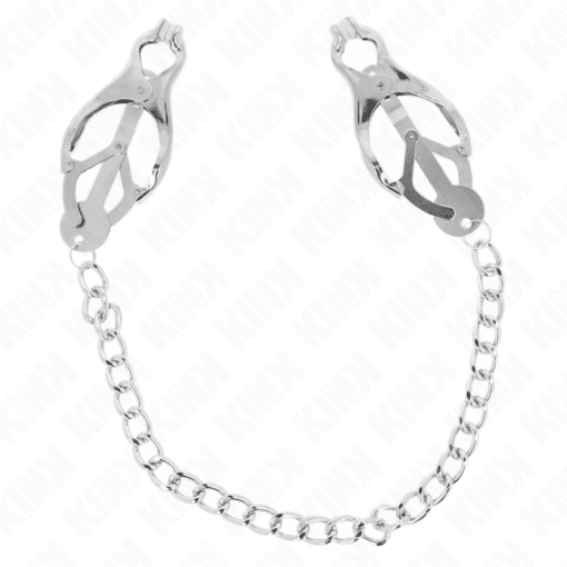 Kink – Japanese Clover Nipple Clamps With Chain 30cm – Nr 39 - Image 2