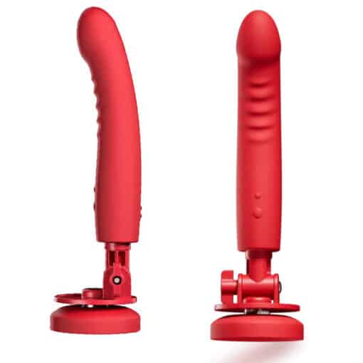 Lovense Mission - 2 Silicone Rechargeable Vibrator - Red - Image 8