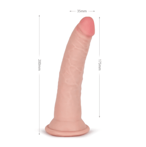 7.8" Knight Cock 3D Triple Density Dildo - Image 2