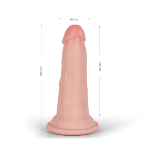 6" Knight Cock 3D Triple Density Dildo - Image 2