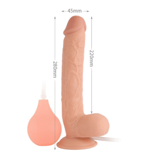 10.5” Easy-Squirter Ejaculating Realistic Dildo -King Sized ! - Image 2