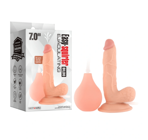 7” Easy-Squirter Ejaculating Realistic Dildo