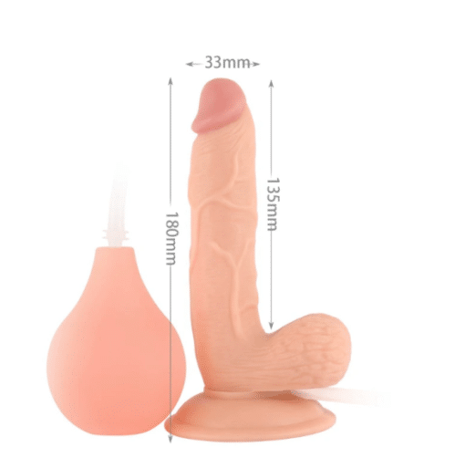 7” Easy-Squirter Ejaculating Realistic Dildo - Image 2