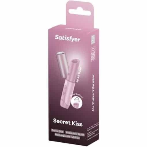 Satisfyer - Secret Kiss Wave Clitoris Stimulator pink ( usb-c cable NOT included )
