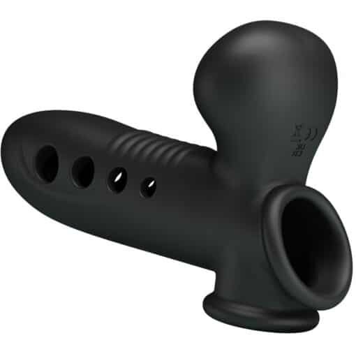 Pretty Love - Crane Penis sleeve with Airbag - Black - Image 4