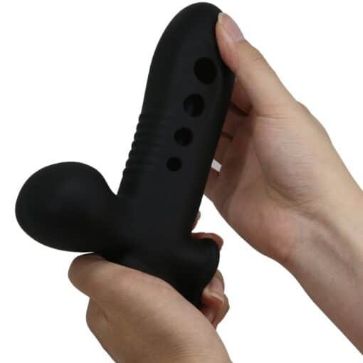 Pretty Love - Crane Penis sleeve with Airbag - Black - Image 8