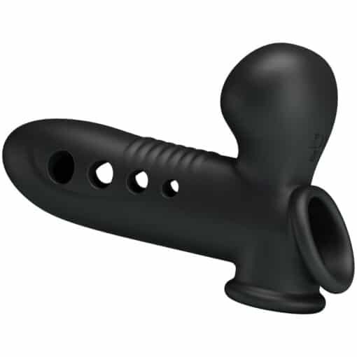 Pretty Love - Crane Penis sleeve with Airbag - Black - Image 5