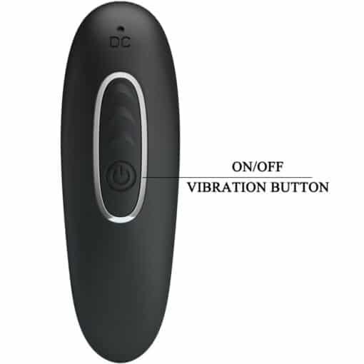 Pretty Love - Corban Anal Vibrator 10 Vibrations - Black - Image 10