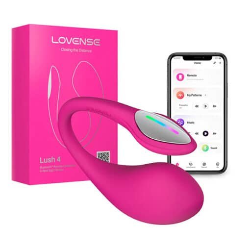 Lovense Lush 4 – The new Improved 2025 most powerful bluetooth remote control LED vibrator