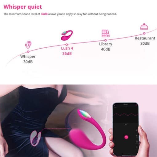 Lovense Lush 4 – The new Improved 2025 most powerful bluetooth remote control LED vibrator - Image 12