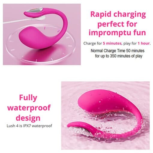 Lovense Lush 4 – The new Improved 2025 most powerful bluetooth remote control LED vibrator - Image 10